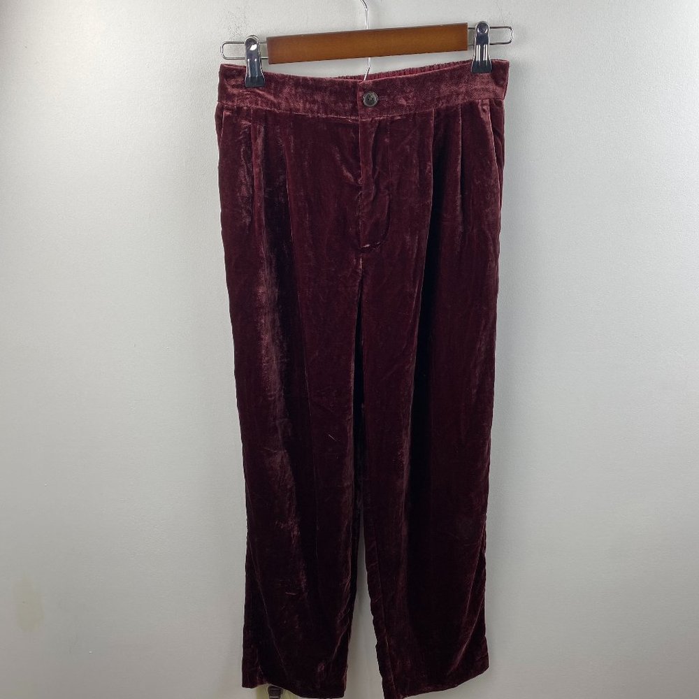 Madewell velvet pleat pull-on Pants